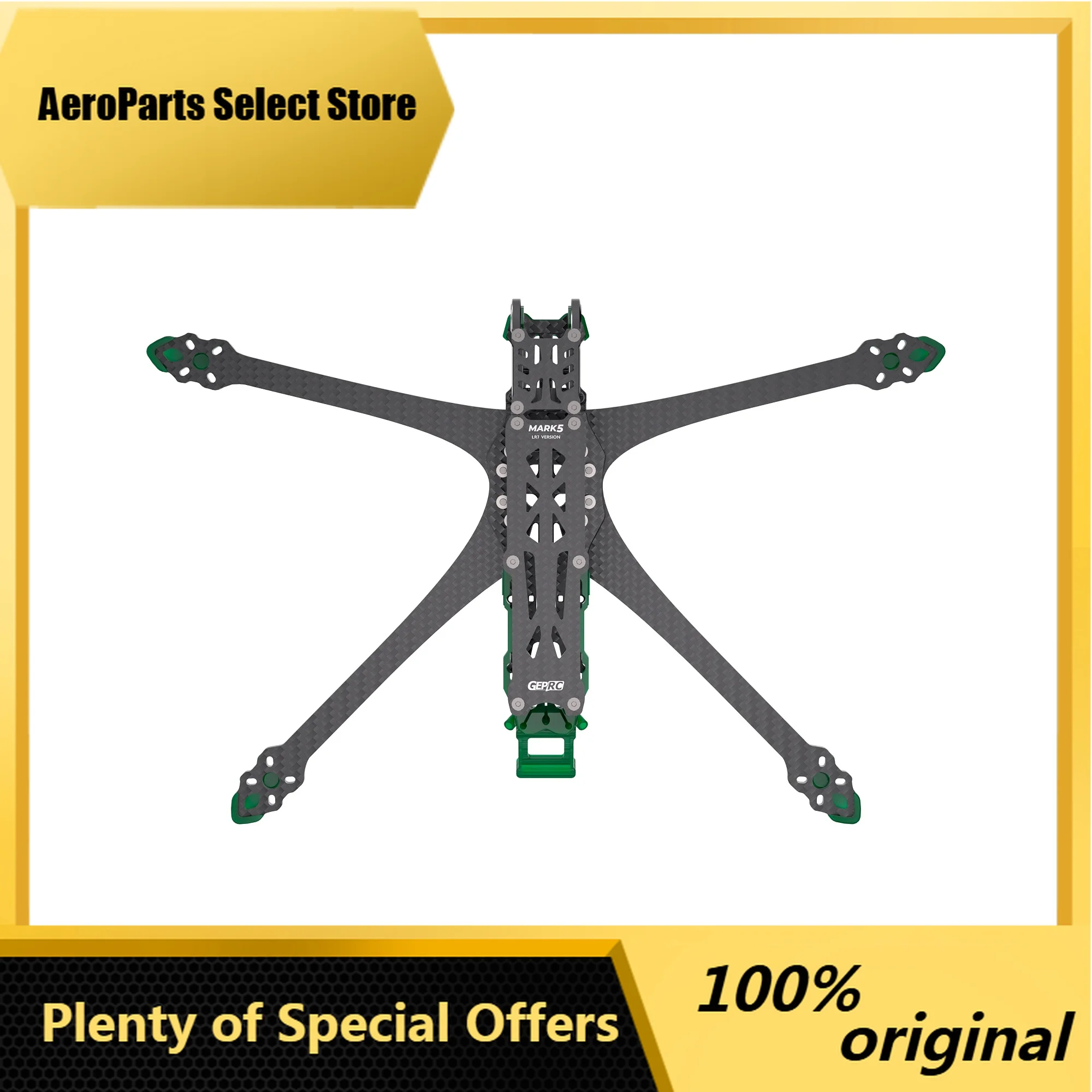 AeroPartsGEPRC GEP-MK5D LR7 7 inch frame kit 335mm wheelbase compatible with O3 air unit FPV freestyle drone DIY spare parts