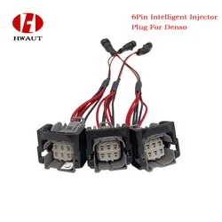 Hwaut 6Pin умный заглушка инжектора для Denso заглушка инжектора кабель Adapter23670-11030