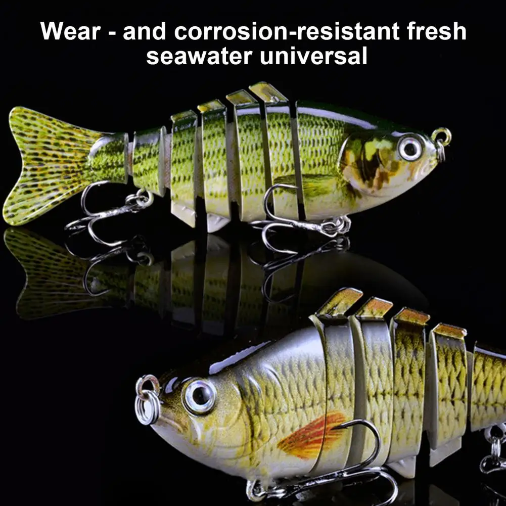 

1/2/3/5Pcs Multi-Jointed Fishing Lure with Hooks Realistic 7-Section Swimbait Artificial Bait Freshwater Saltwater Fishing Tools