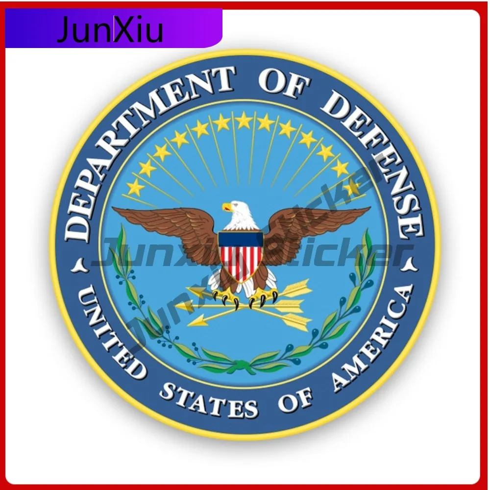 

United States Department Of Defense Seal Sticker Uv Protected Decals State Flag Patriotic Car Sticker Vinyl Decal Die Cut Sun