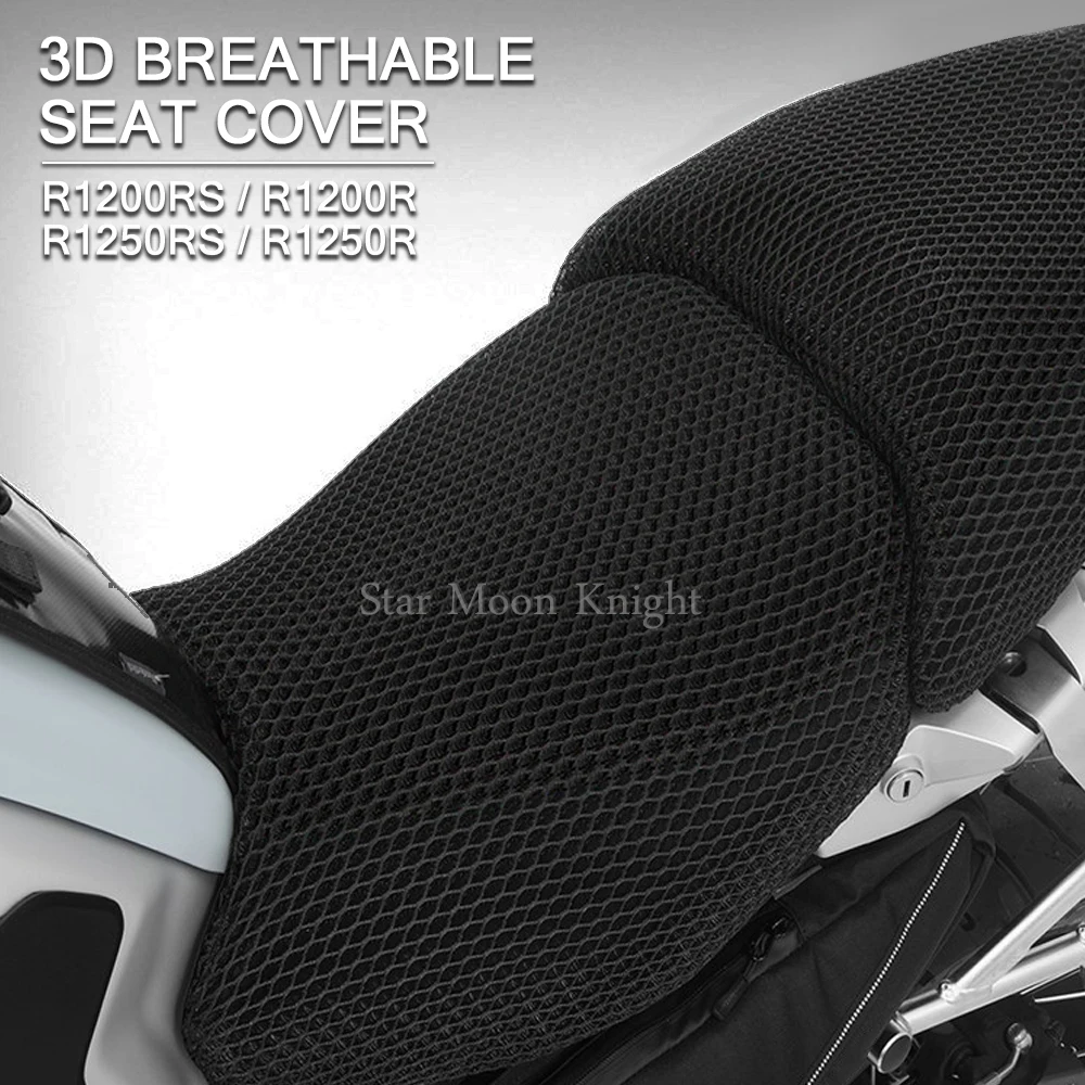 Motorcycle Mesh Seat Cool Cover Cushion Guard Waterproof Insulation Breathable Net For BMW R1250RS R1250R R1200RS R1200R LC 2021