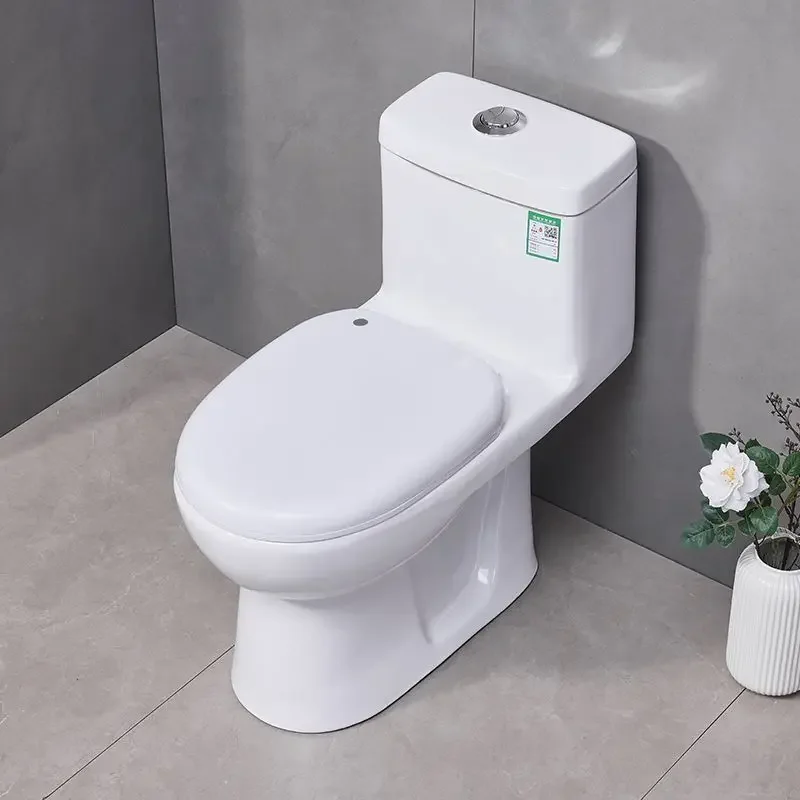 Small apartment bathroom, toilet seat, water saving, silent large diameter, anti-blocking and deodorant siphon