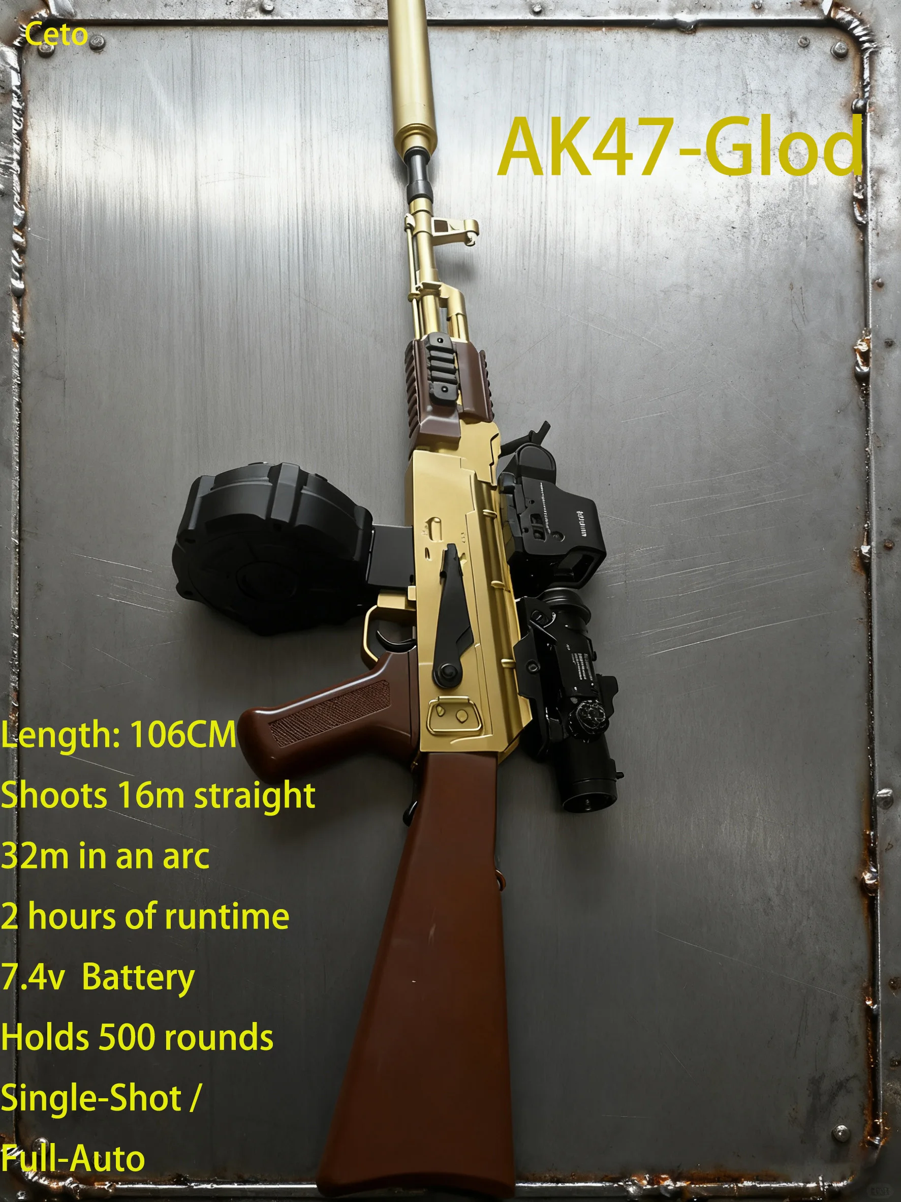 في نهاية المطاف كامل السيارات AK47 جل الناسفات 30 متر المتطرفة المدى بندقية قنص للألعاب في الهواء الطلق هدية للبالغين ألعاب المسدس