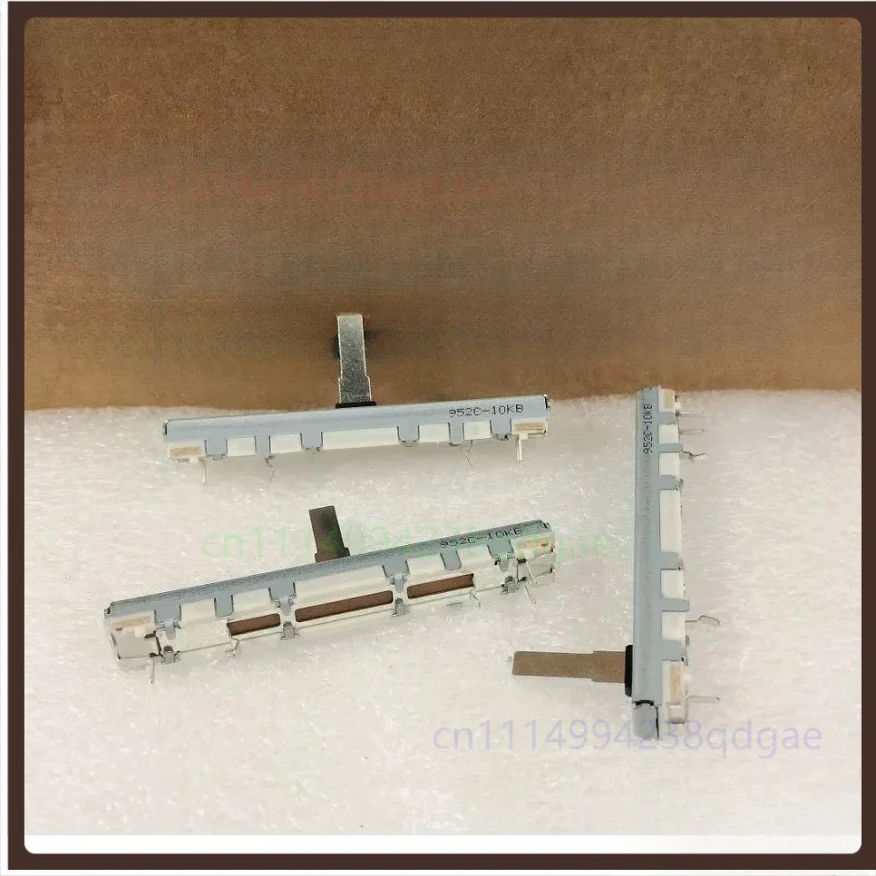 1PCS For ALPS RS45111A6A08 6cm Linear Slide Potentiometer 3Pin B10K Fader Replacement For DJ Turntable Controller