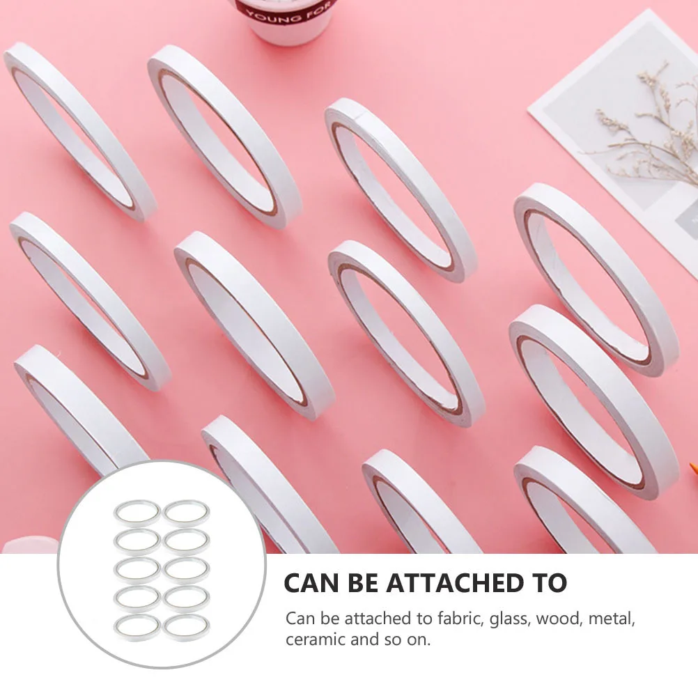 10 قطعة شريط لاصق قوي على الوجهين لزوجة عالية غراء يسيح بالحرارة للنسيج والخشب والزجاج المعدني لتقوم بها بنفسك اللوازم المكتبية الحرفية