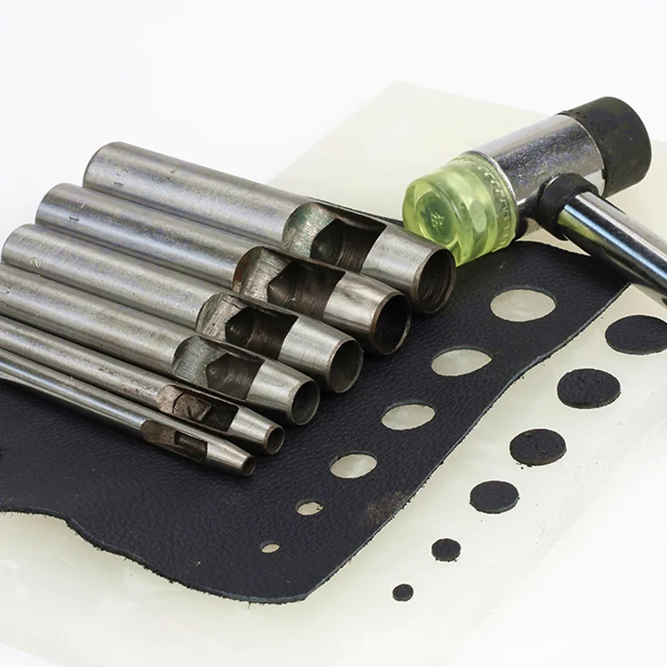 Leder Loch Punch Cutter 3 4cm Hohl Punch Set für Leder Crafting Runde Hohl Werkzeuge Uhr Bands Gürtel Leinwand papier Gummi – Detail 1