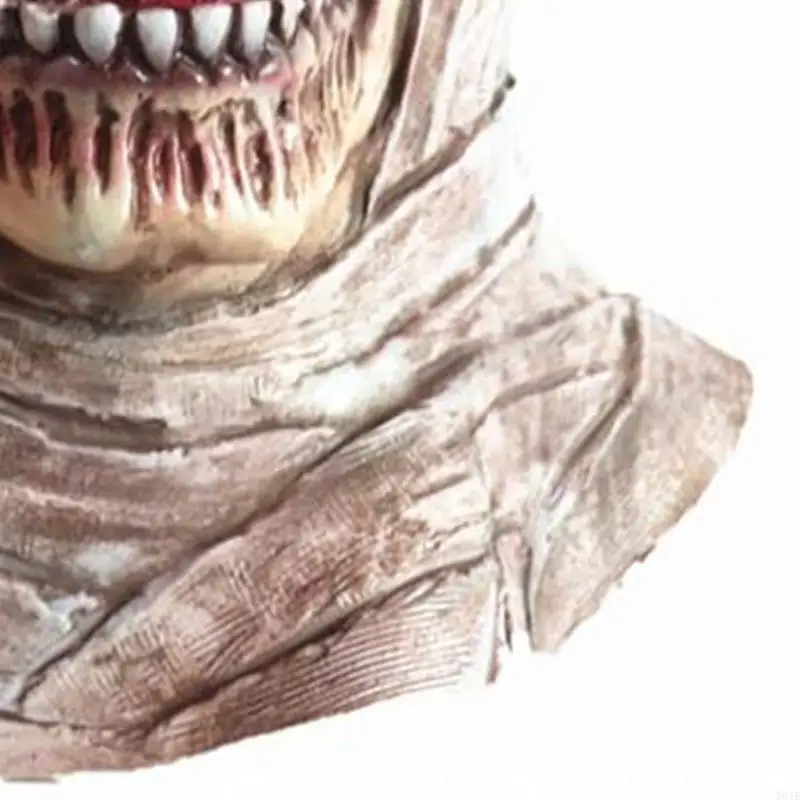

N84E Halloween Headgear Horror Zombie для головы Mummy Latex Mask Maskerade Cosplay PR