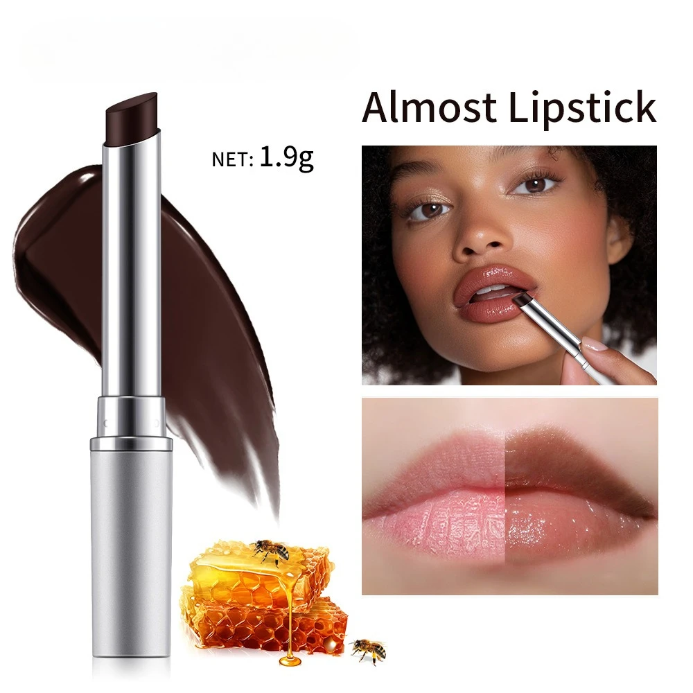Honey Infused Lipstick Deep Brown Color All Day Hydration Vitamin E Enriched Transfer Proof Comfortable Wear Office Essential