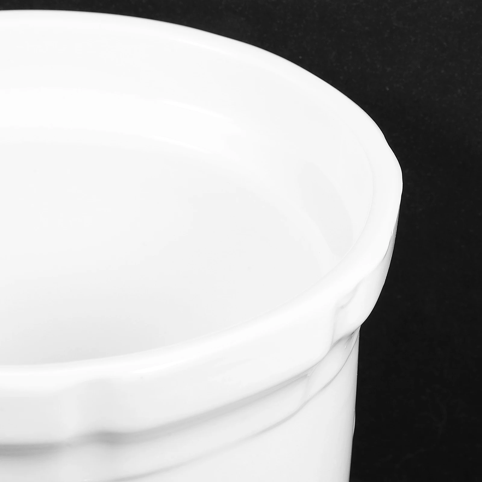 

Ceramic Stew Pot 4 Inches Soup Cups Kitchen Tableware Home Supply Porcelain Casserole Bowl Lid Easy Clean