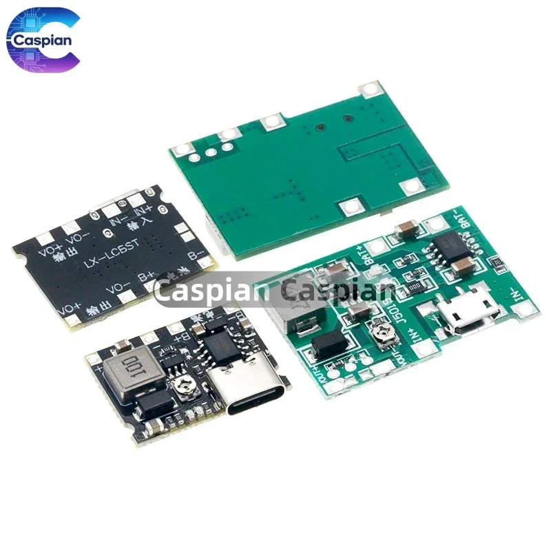 

NEW Lithium Li-ion 18650 3.7V 4.2V Battery Charger Board DC-DC Step Up Boost Module TP4056 DIY Kit Parts