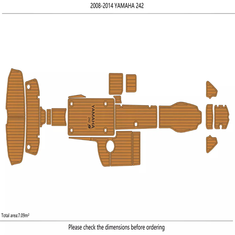 2008-2014 YA-MA-HA 242 LIMITED Cockpit swim platform 1/4