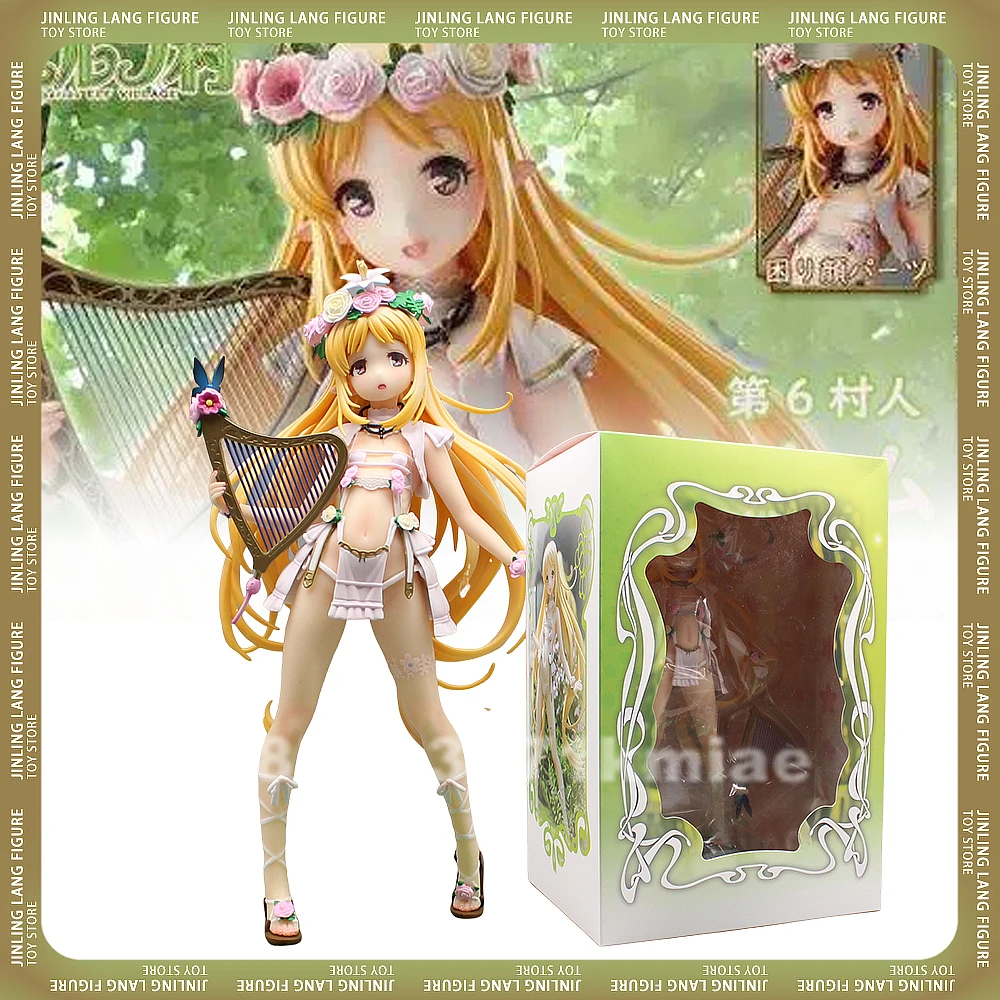 Melum 6rd Vliiager Vertex Amiami Elf Village Girls 26cm Japanese Anime Pvc Action Figures Toys Game Collection Model Doll Gifts