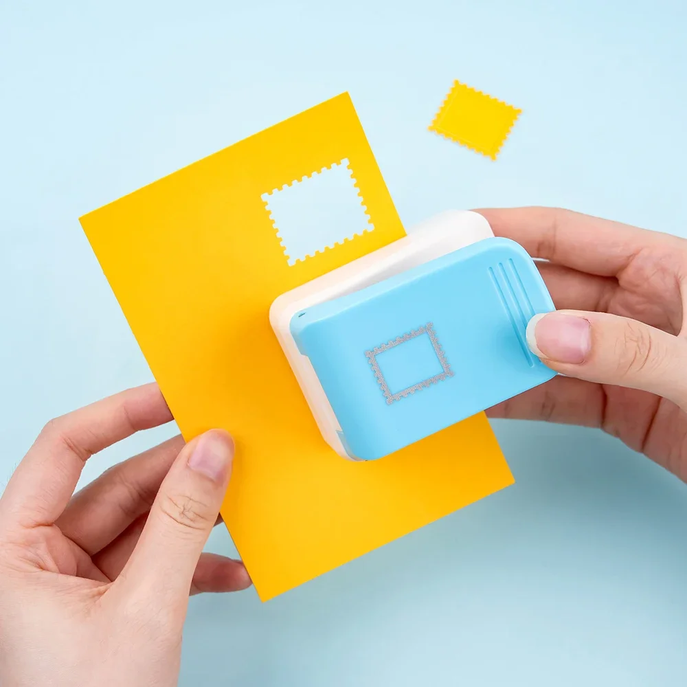 3D Stempelvorm Craft Punch Embossing Machine Ronde Perforator Getande Puncher Embosser