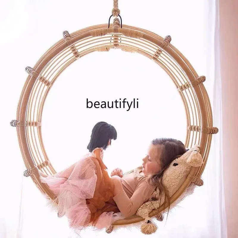 Bedroom girl dream small apartment cradle chair living room room bird's nest hanging basket indoor household lazy hanging chair