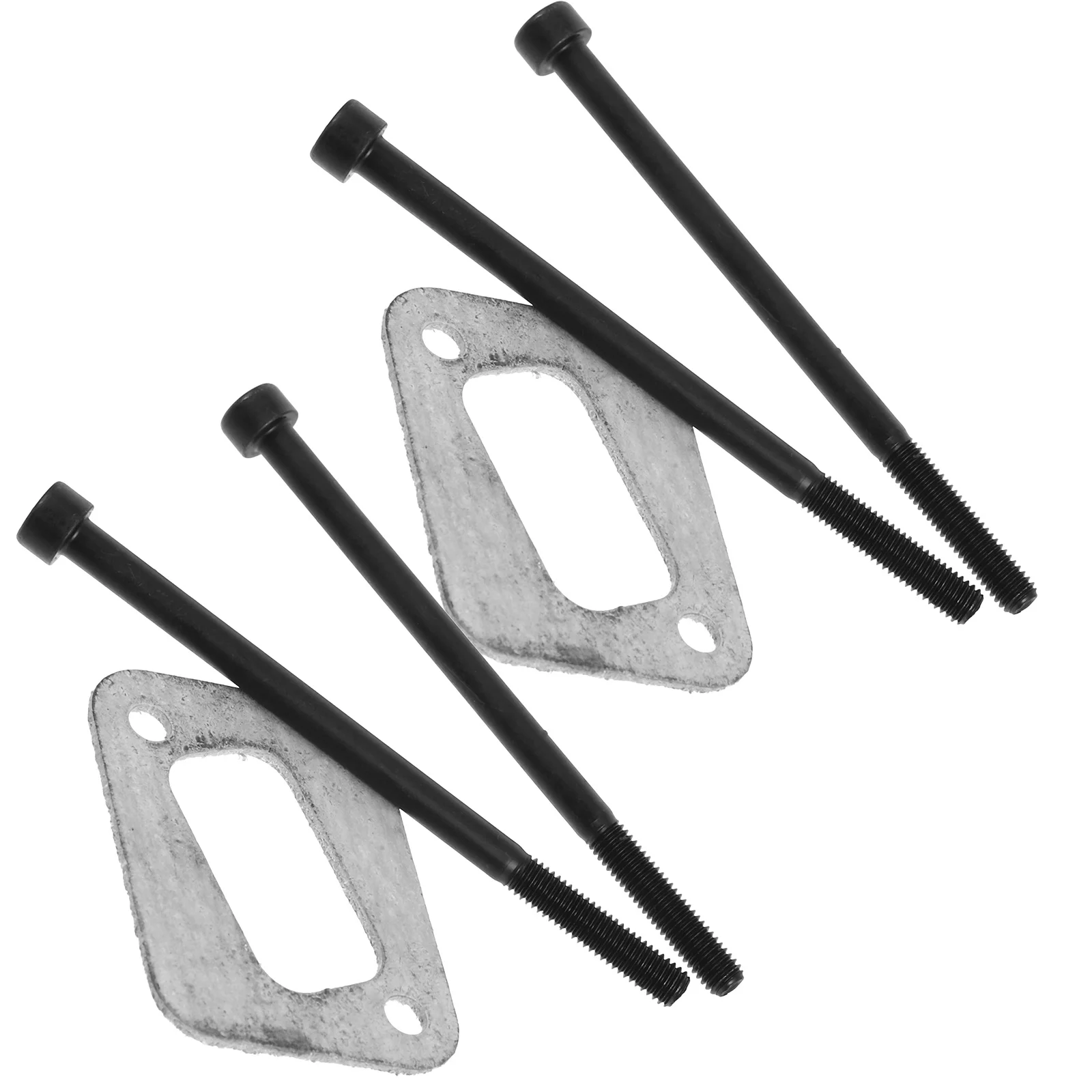 

2Sets Chainsaw Muffler Screws Carbon Steel Bolts Gaskets Replacement Repair Supplies Durable Heat Resistant Parts