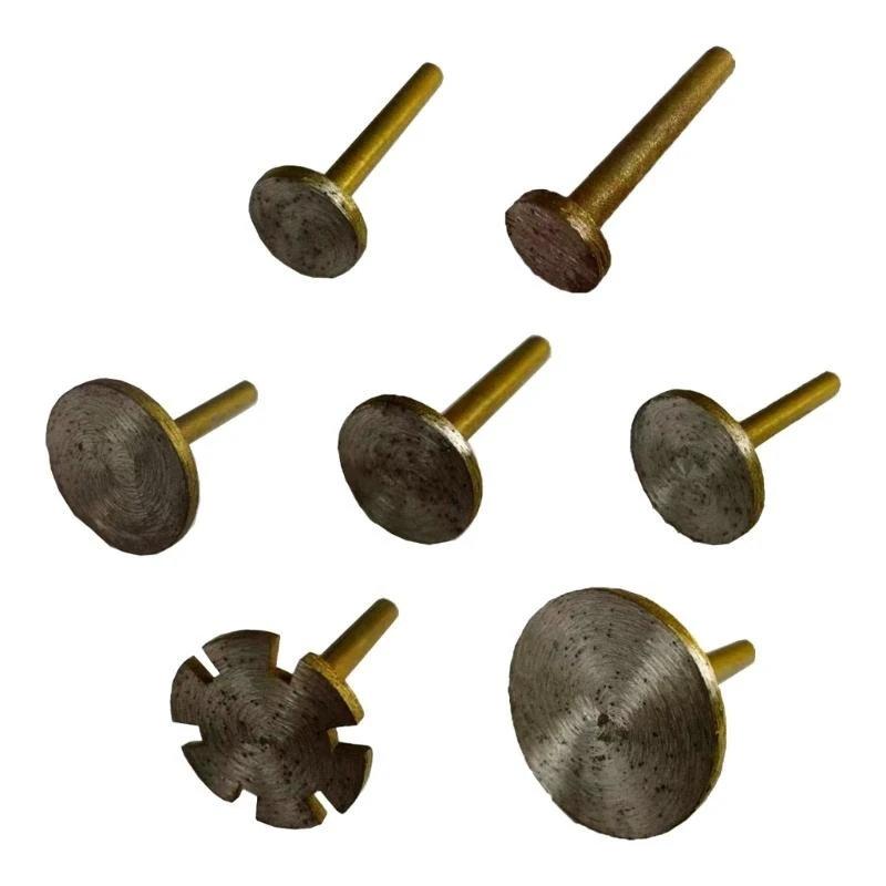 

652F Stone Carving Set Burr Bit 7Pcs Polishing Rotary Tool Accessories for Carving, Engraving, Grinding