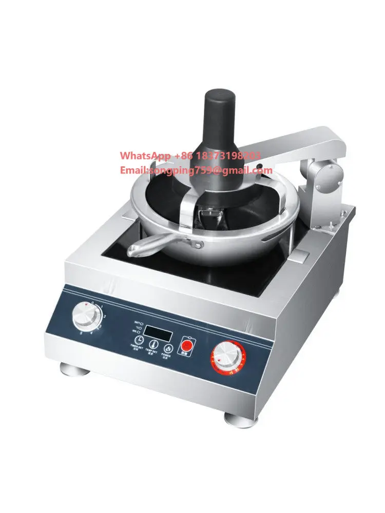 

SEMIKON Fully Automatic Intelligent Electric 220V Stainless Steel Multifunctional Stirring Cooking Robot Wok Canteen Kitchen