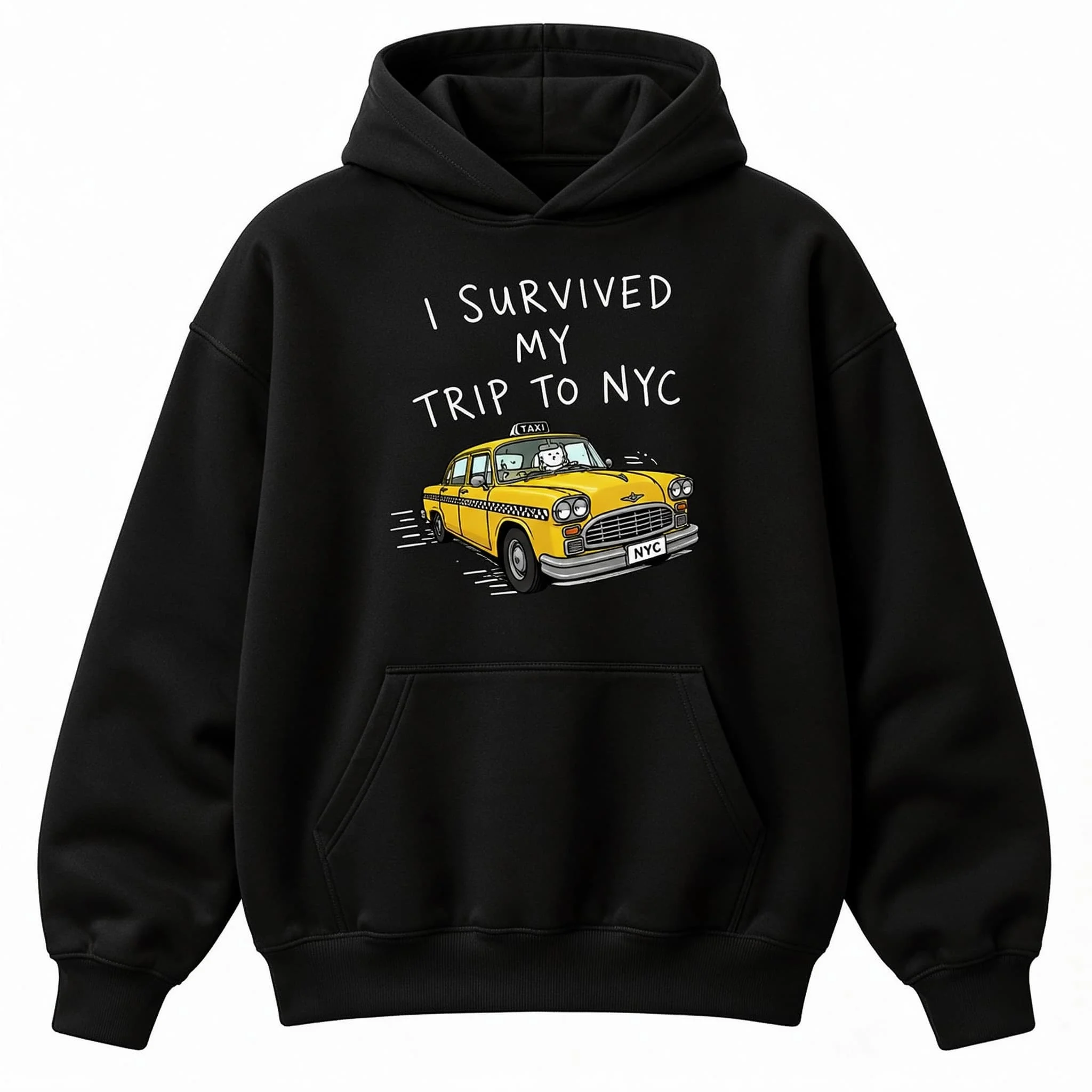 Ich habe meine Reise nach New York überlebt – Tom Holland Herbst-/Winter-Kapuzenpullover, Unisex, für Herren und Damen, Sweatshirt, Oberteil, Baumwolle, Herren-Kapuzenpullover. – Detail 10