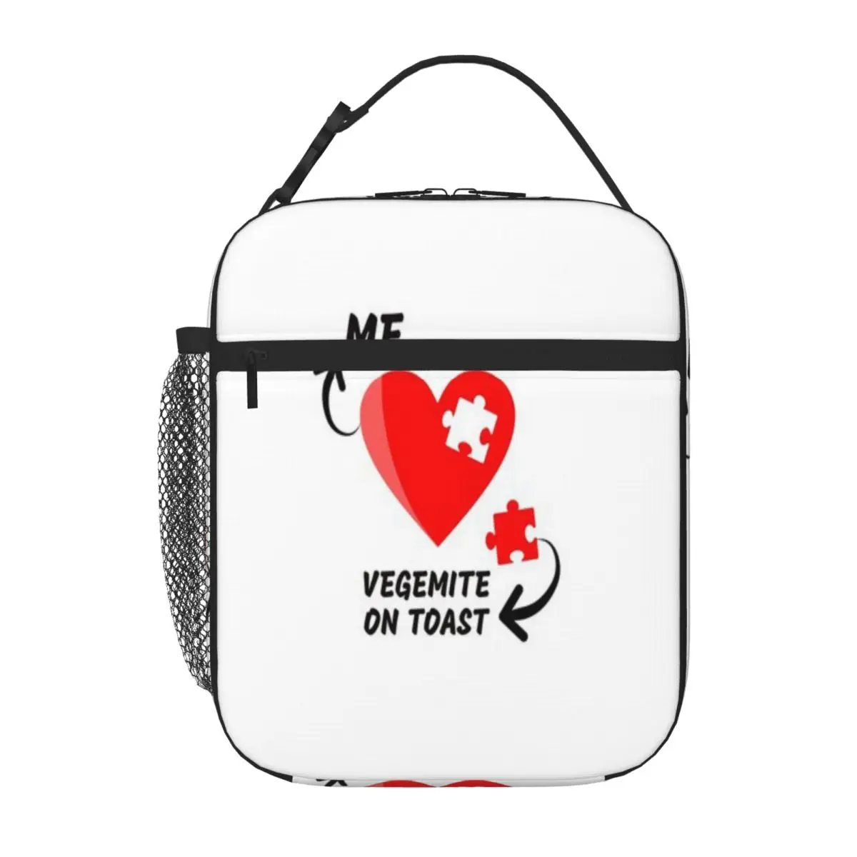 Hot Sale I Love Vegemite On Toast - Australian Traditional Foods Vintage Reusable Lunch Bag Back To School Insulated Food Bag