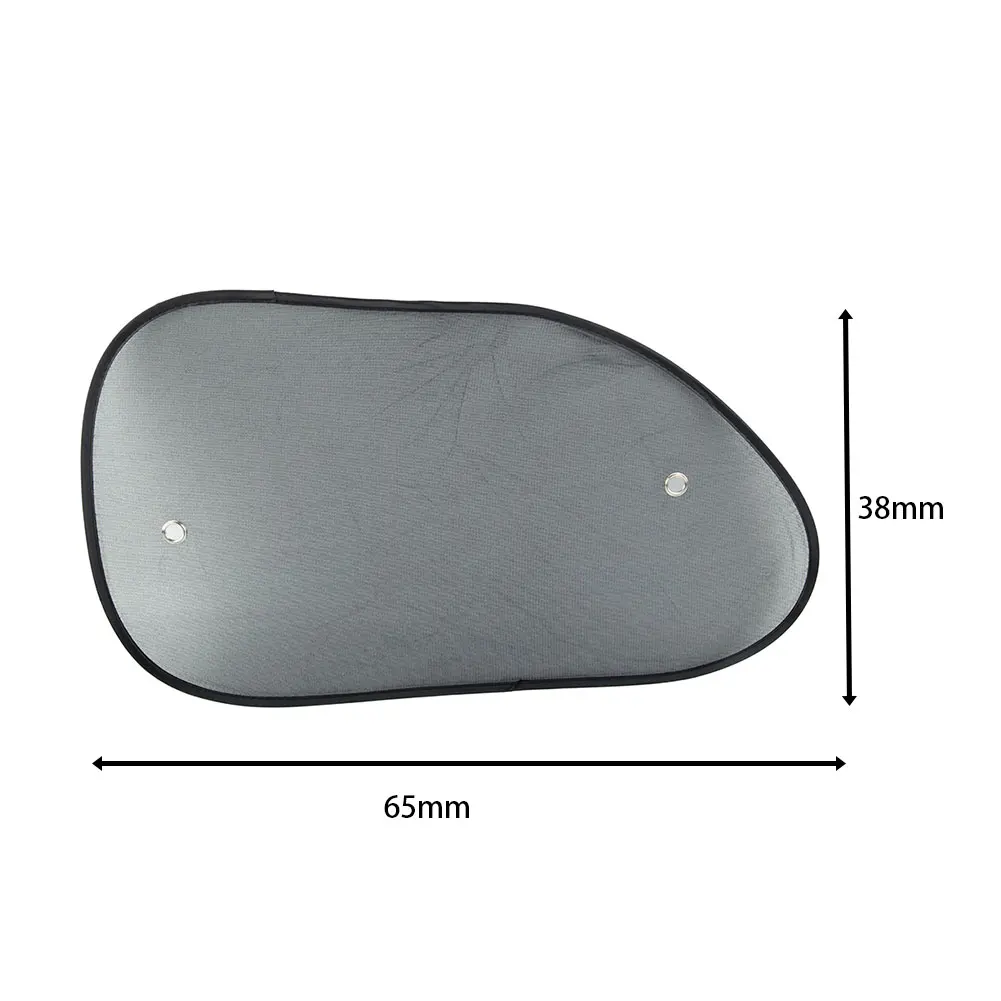 سيارة الشمس قناع الجانب ظلة نافذة الأسود يغطي درع 65*38 سنتيمتر الستار حماية استبدال الخصوصية 1 زوج شبكة #5