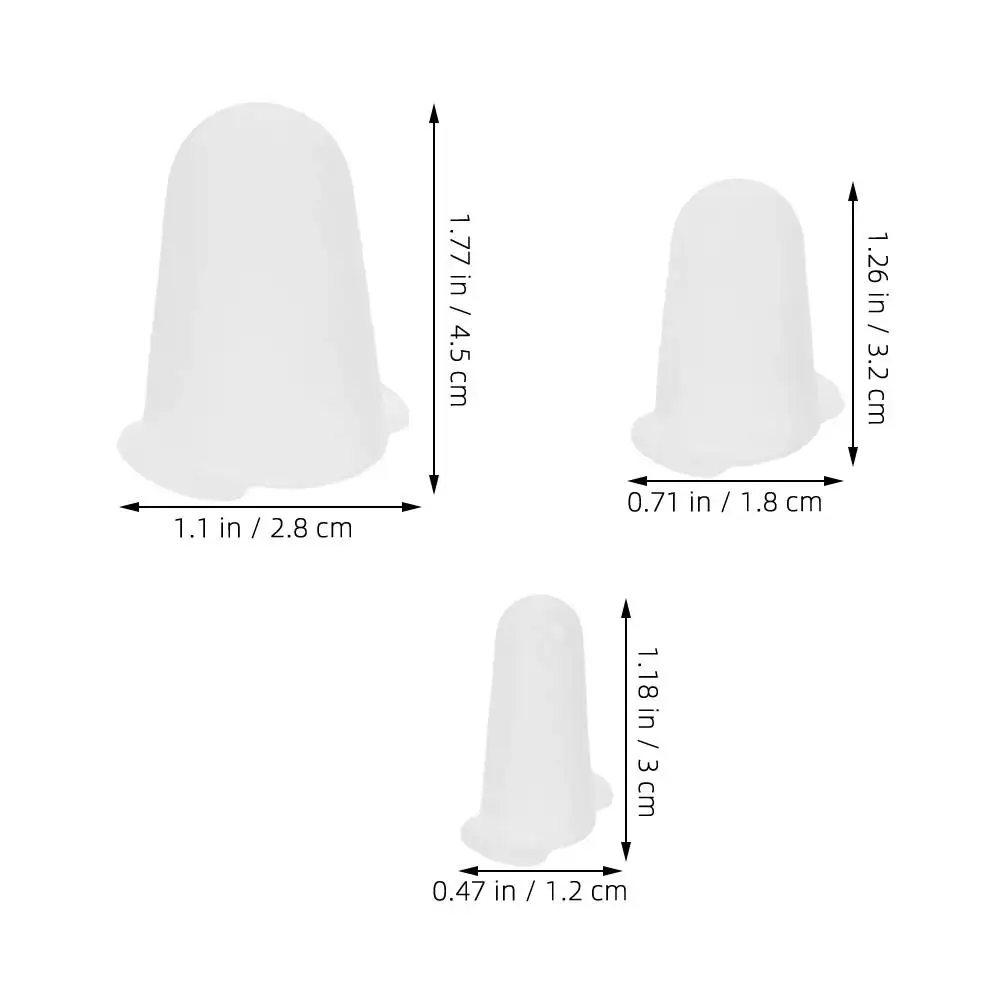 6pcs Protective for Piping Tips Silicone Baking Tools Decorator Cupcake Decoration Frosting Protective Set Storage