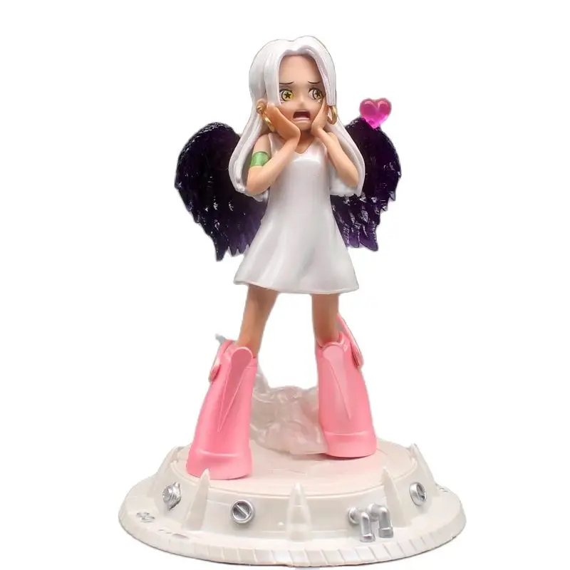 One Piece Anime Modelo Garagem Kit, GK Serafim Anjo Pequena Imperatriz Boa Hancock Figura Animação, Pirata Rei Enfeites Boneca, 9,5"