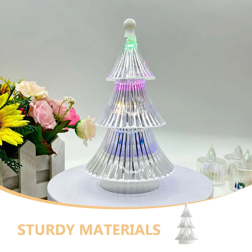 Ночник для рождественской елки, маленькая настольная лампа, мини-светильники, настольные декоративные настольные пластиковые настольные лампы