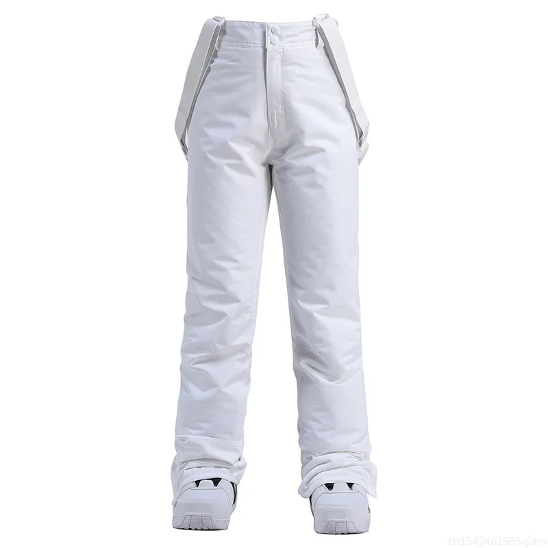 Pantalon de neige glacé imperméable pour hommes et femmes, vêtements de snowboard en plein air, sangle bon marché, vêtements trempés pour fjSki, 10K