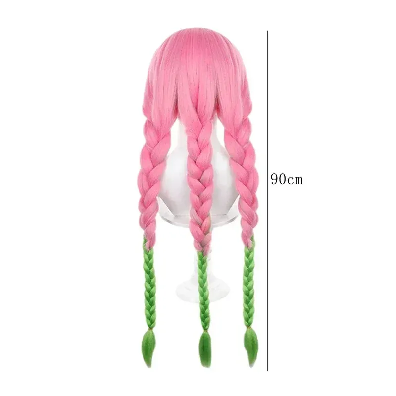 

Аниме Kimetsu No Yaiba Kanroji Mitsuri Косплей Парики Розовый Зеленый Градиент Синтетические Волосы Вечеринка Фестиваль Карнавал x 5;d'2.y;8'