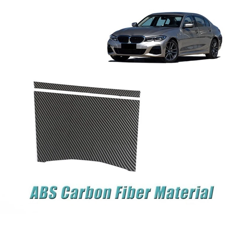 For BMW 3 Series G20 G28 2019-2021 Carbon Fiber Center Console Gear Shift Panel Cover Trim Sticker Interior Accessories