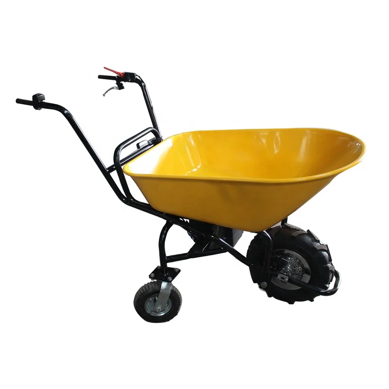 24V230W Heavy Duty Best Ever Electric Powered Wheelbarrow  Electric WheelBarrow Electric Cart for Europe Market