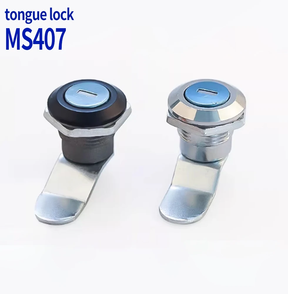 MS407 tongue lock distribution box cabinet door lock telecommunications box lock waterproof lock core MS403 black white MS805