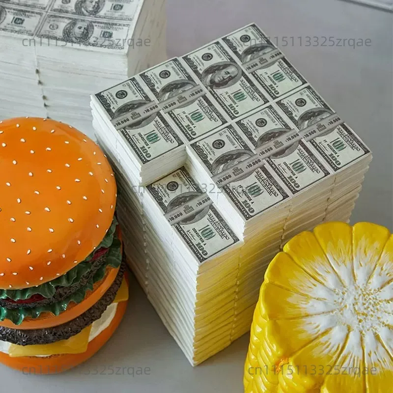 Innovative Products for Stools INS Style Fujiwara Nigo-Inspired Dollar Ottoman: Creative Corner Bar Stool for Shopping Decor