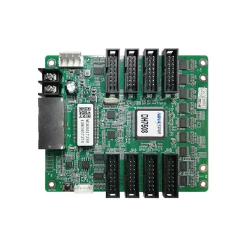 DIY Novastar จอแสดงผล LED การ์ดรับสัญญาณสีเต็มรูปแบบการ์ด DH7508ระบบควบคุมการแสดงผล256x256พิกเซล8 * HUB75E อินเตอร์เฟซ