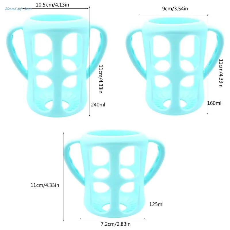 Удобный для детей чехол-держатель для бутылочек на 125/160/240 мл, аксессуар для бутылочки для кормления