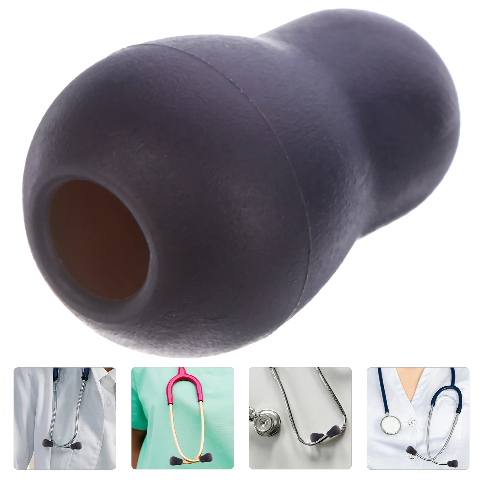 10 Pairs Stethoscope Earplugs Buds Covers Tips Replacement Small Earbud for Canals Pvc