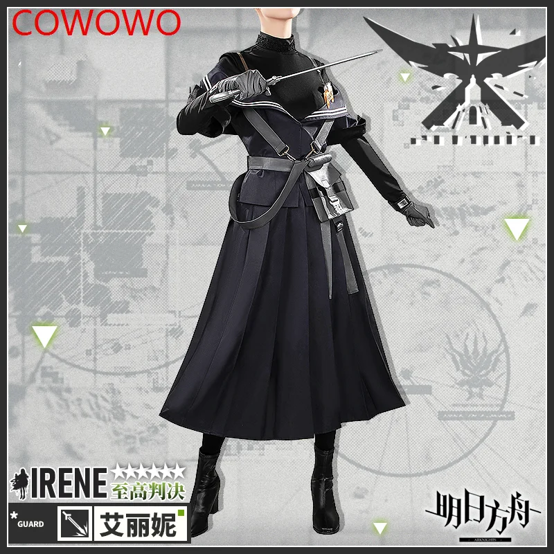 COWOWO Arknights Irene Cosplay Costume Cos Game Anime Party Uniform Hallowen Play Role Clothes Clothing