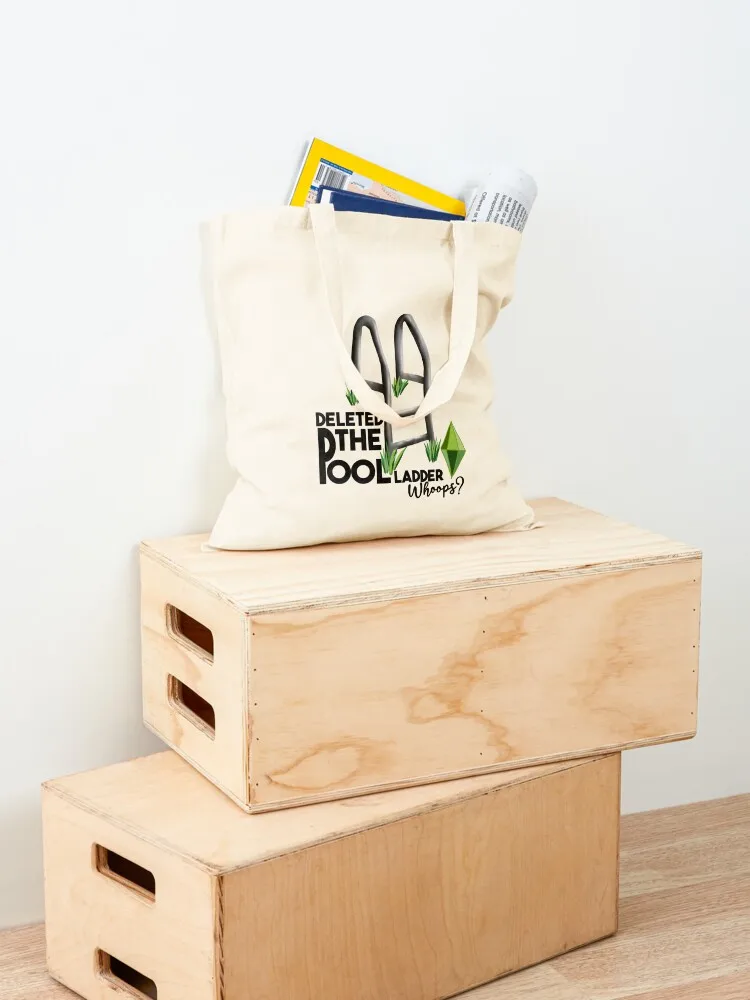 I deleted the pool ladder, whoops? Tote Bag Cloth bag Women's bag shopper woman sacs de shopping