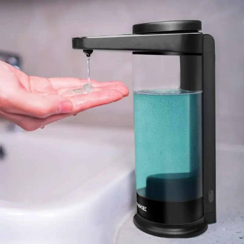 AIKE Rechargeable Automatic Soap Dispenser for Kitchen Automatic Sensor Detergent Liquid Dispenser Hands Washing 500ML