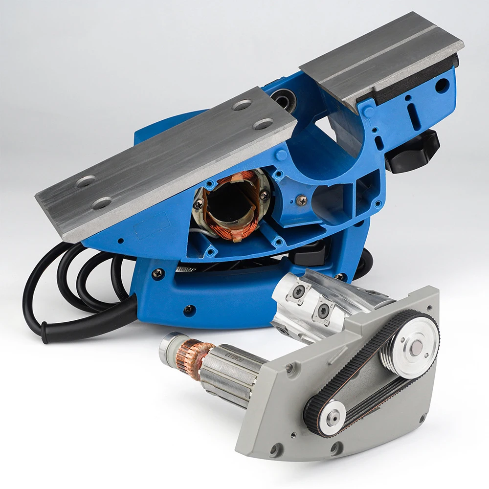 Wood Planer Thicknesser Machine Planer Blade   Helical Spiral Cutter Head Spiral blade shaft