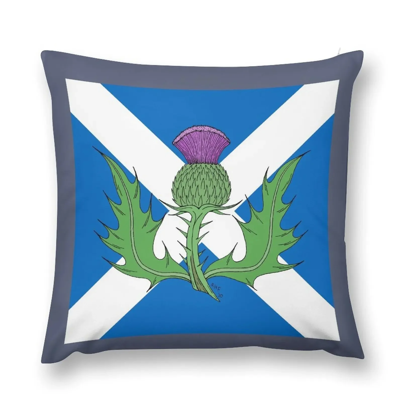 Scottish Thistle & Saltire Throw Pillow luxury decor Christmas Cushion For Home Custom Cushion pillow