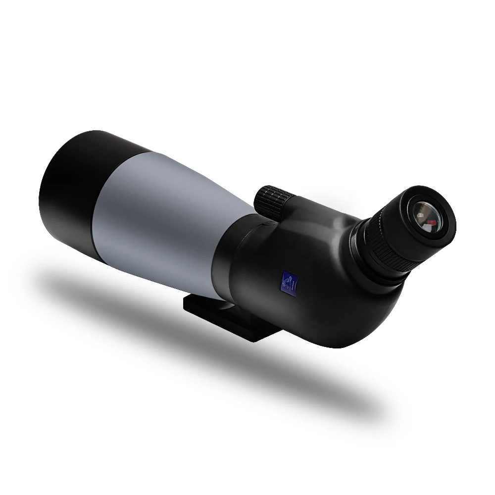Mira telescópica HD de 20-60x70, mira telescópica en ángulo de 45 grados con adaptador de teléfono, bolsa de transporte para disparar al objetivo, observación de aves
