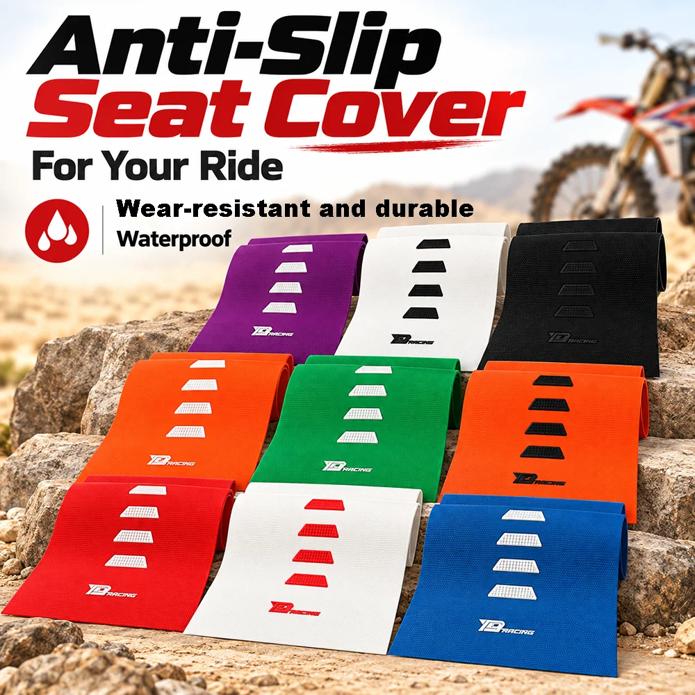 For HONDA CR CRF 100 110 125 150 230 250 300 450 450R 500 50 80 85 Accessories Anti‑Slip Silicone Seat Cushion Cover Waterproof