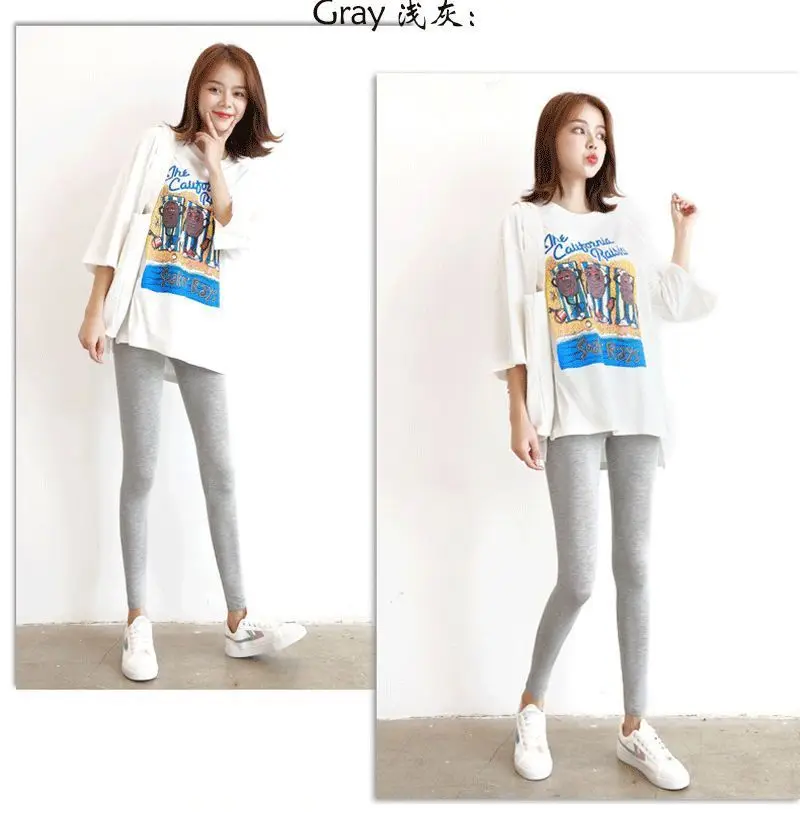 Legginsy Jesienne Damskie Szybkoschnące Błyszczące Pluszowe Przytulne Biurowe Damskie Rajstopy Jednolite Koreańskie Zimowe Elastyczne Dziewczęce Cyklistyczne Siedem-Stópki