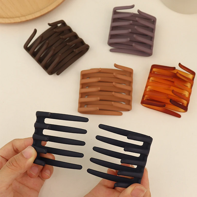 Stretch Hair Clip Double Side Women Hair Comb Ponytail Mohawk Bun Maker Accessories Easy Thick Curly Hair Styling Tool Hair Claw