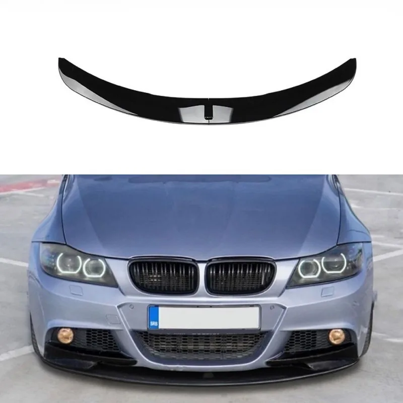 Applicable for BMW 3 Series E90 E91 LCI M Sport 2009-2012 Front Bumper Splitter Spoiler Side Lower Splitters Exterior Accessory