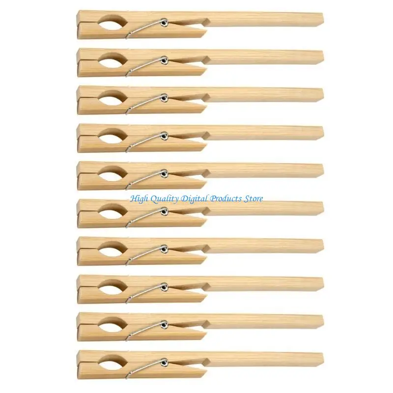U2JE 10pcs مشابك أنبوب اختبار الخشب للمختبر التعليمي والصناعي ، حامل أنبوب الاختبار