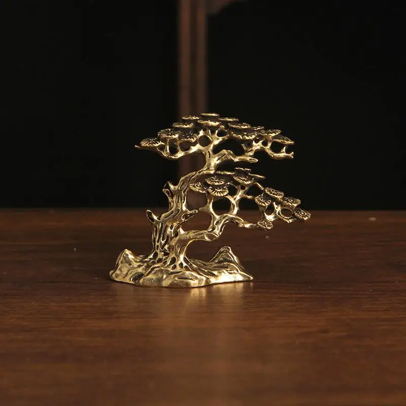 Welcome Guests Pine Tree Crane Figure Home Decor Ornaments For Home Furnishings