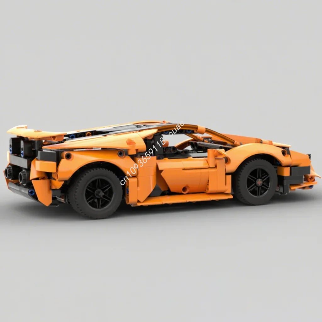 735 elementów MOC 42196 z BuWizz + Bodykit Klocki Technic Zabawka edukacyjna STEAM Rozwijająca zdolności manualne Logiczna zabawka świąteczna Prezent