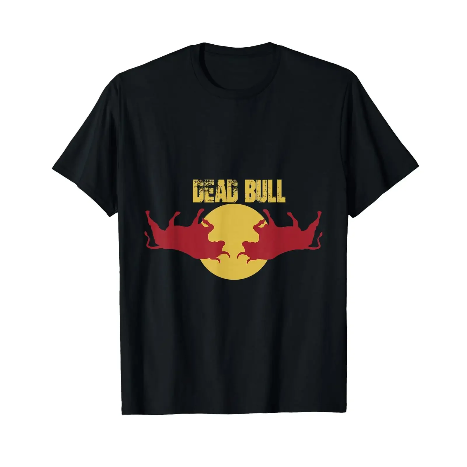Coole Bull Fight T Shirt Dead black vintage Washed Slightly Comfortable Versatile Soft Unisex Top For Everyday Wear streetwear